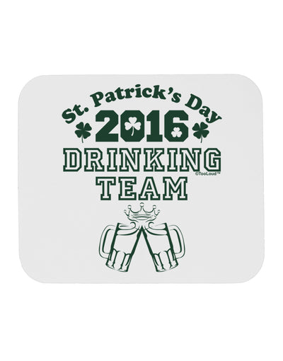 St Patricks Day Drinking Team Mousepad-TooLoud-White-Davson Sales