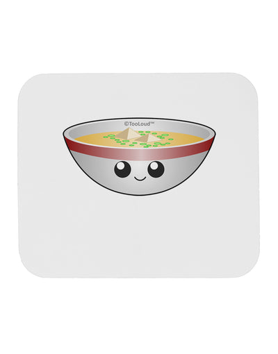 Cute Miso Soup Bowl Mousepad by TooLoud-TooLoud-White-Davson Sales