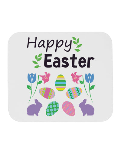 Happy Easter Design Mousepad-TooLoud-White-Davson Sales