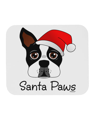 Santa Paws Christmas Dog Mousepad-TooLoud-White-Davson Sales