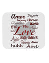 Love Languages Mousepad by TooLoud-TooLoud-White-Davson Sales