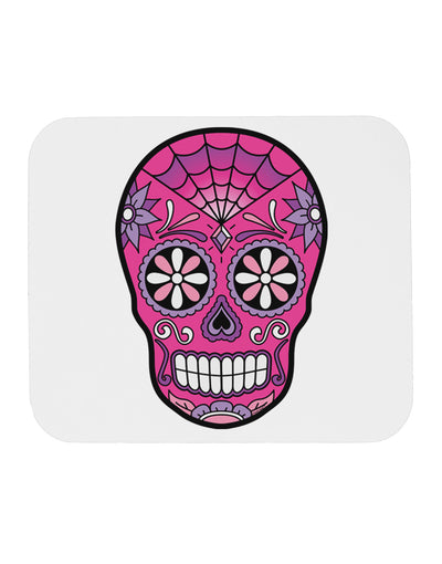 Version 4 Pink Day of the Dead Calavera Mousepad-TooLoud-White-Davson Sales