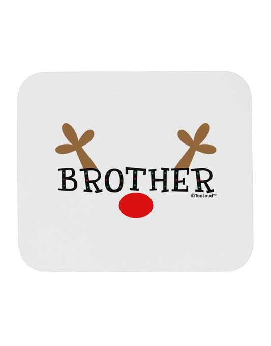Matching Family Christmas Design - Reindeer - Brother Mousepad by TooLoud-TooLoud-White-Davson Sales