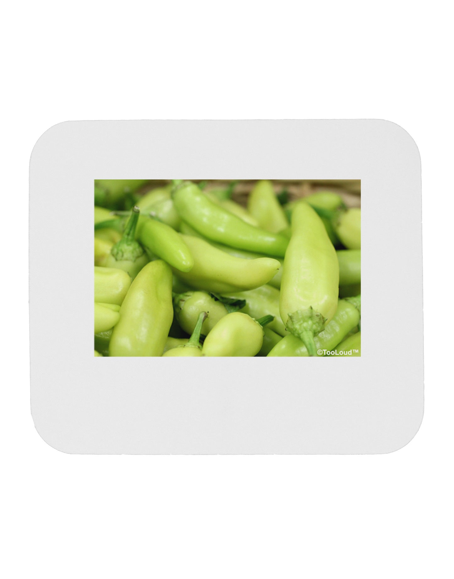 Buy Local - Jalapenos Mousepad-TooLoud-White-Davson Sales