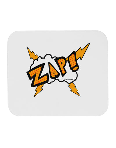 Onomatopoeia ZAP Mousepad-TooLoud-White-Davson Sales