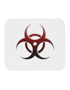 Biohazard Symbol Red Stone - Apocalypse Mousepad-TooLoud-White-Davson Sales