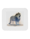 Lion Watercolor B Mousepad-TooLoud-White-Davson Sales