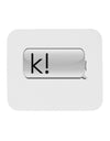 K Text Bubble Mousepad-TooLoud-White-Davson Sales