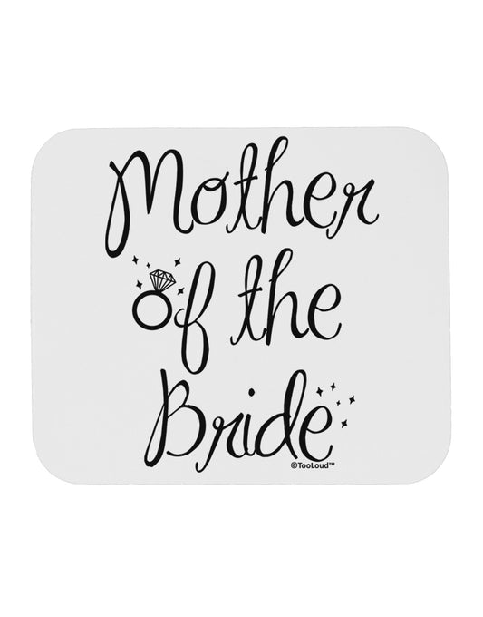 Mother of the Bride - Diamond Mousepad-TooLoud-White-Davson Sales