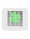 All Green Everything Clover Mousepad-TooLoud-White-Davson Sales