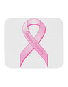 Pink Breast Cancer Awareness Ribbon - Stronger Everyday Mousepad-TooLoud-White-Davson Sales