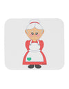 Cute Mrs Santa Claus Christmas Mousepad-TooLoud-White-Davson Sales