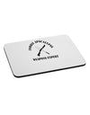 Zombie Apocalypse Group Weapons Expert Mousepad-TooLoud-White-Davson Sales