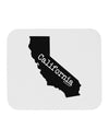 California - United States Shape Mousepad-TooLoud-White-Davson Sales