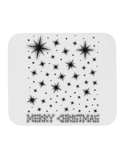 Merry Christmas Shining Night Stars Mousepad-TooLoud-White-Davson Sales