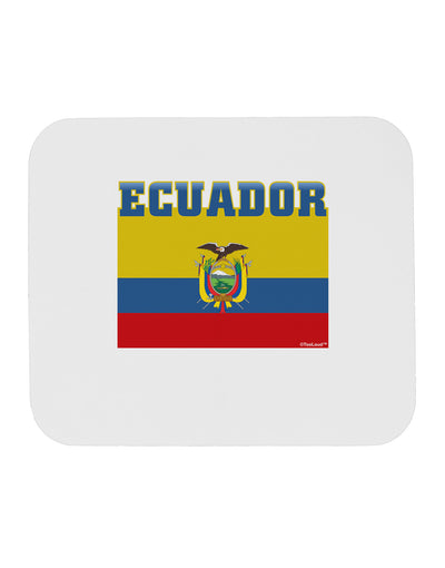 Ecuador Flag Mousepad-TooLoud-White-Davson Sales