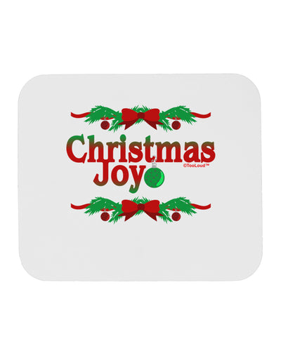 Christmas Joy Color Mousepad-TooLoud-White-Davson Sales