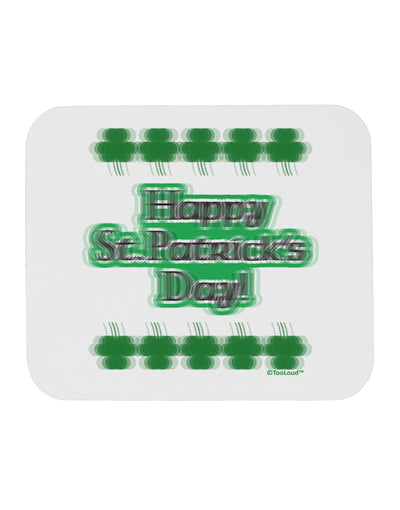 Seeing Double St. Patrick's Day Mousepad-TooLoud-White-Davson Sales