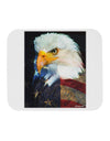 Patriotic Bald Eagle - American Flag Mousepad by TooLoud-TooLoud-White-Davson Sales