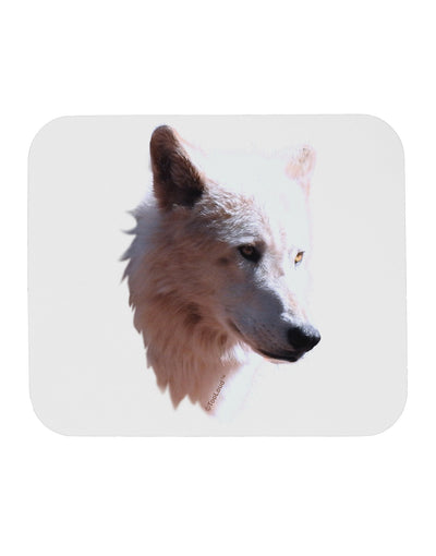 Magnificent White Wolf Head Mousepad-TooLoud-White-Davson Sales