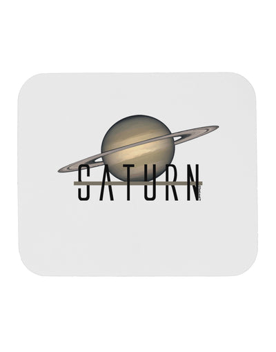 Planet Saturn Text Mousepad by TooLoud-TooLoud-White-Davson Sales