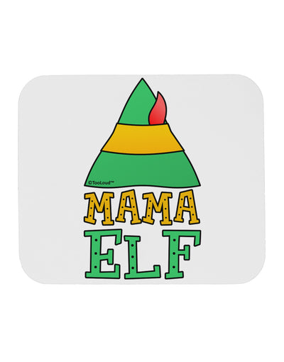 Matching Christmas Design - Elf Family - Mama Elf Mousepad by TooLoud-TooLoud-White-Davson Sales