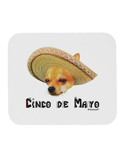 Chihuahua Dog with Sombrero - Cinco de Mayo Mousepad by TooLoud-TooLoud-White-Davson Sales