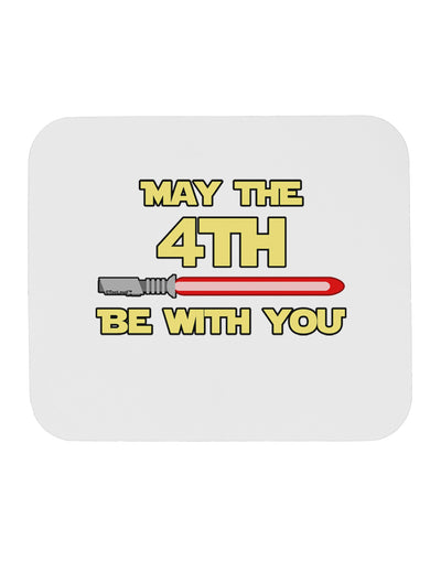 4th Be With You Beam Sword Mousepad by TooLoud-TooLoud-White-Davson Sales