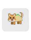 Cute Taco Dog Mousepad-TooLoud-White-Davson Sales