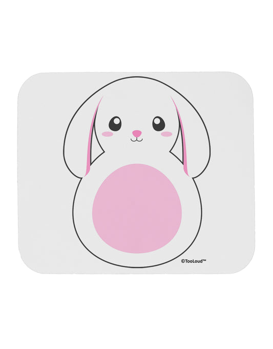 Cute Bunny with Floppy Ears - Pink Mousepad by TooLoud-TooLoud-White-Davson Sales