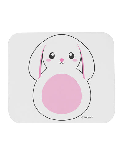 Cute Bunny with Floppy Ears - Pink Mousepad by TooLoud-TooLoud-White-Davson Sales