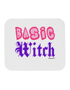 Basic Witch Color Mousepad-TooLoud-White-Davson Sales