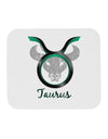 Taurus Symbol Mousepad-TooLoud-White-Davson Sales