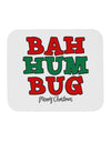 Bah Humbug Merry Christmas Mousepad-TooLoud-White-Davson Sales