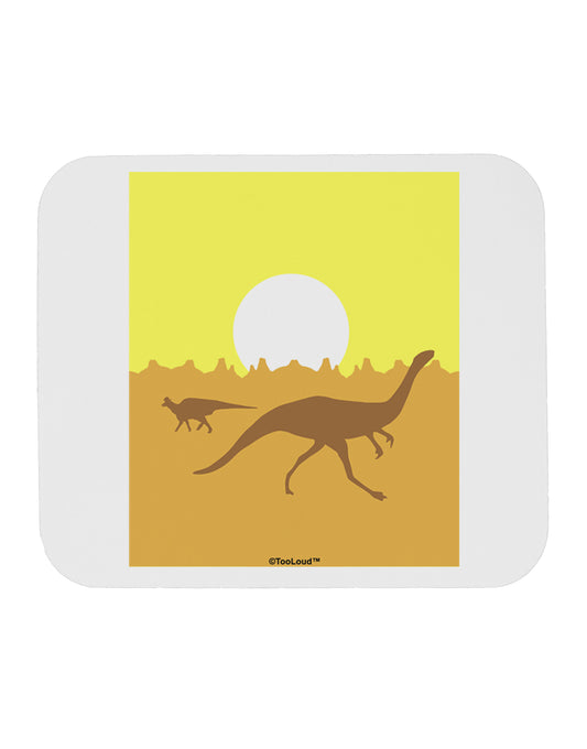 Jurassic Dinosaur Sunrise Mousepad by TooLoud-TooLoud-White-Davson Sales