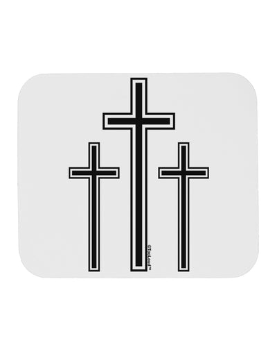 Three Cross Design - Easter Mousepad by TooLoud-TooLoud-White-Davson Sales