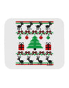 Tree with Gifts Ugly Christmas Sweater Mousepad-TooLoud-White-Davson Sales