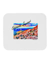 Colorado Mtn Sunset Bold WaterColor Mousepad-TooLoud-White-Davson Sales