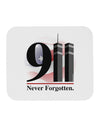 911 Never Forgotten Mousepad-TooLoud-White-Davson Sales