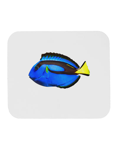 Blue Tang Fish Mousepad-TooLoud-White-Davson Sales