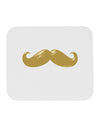 Big Gold Blonde Mustache Mousepad-TooLoud-White-Davson Sales