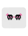 8-Bit Skull Love - Girl and Girl Mousepad-TooLoud-White-Davson Sales