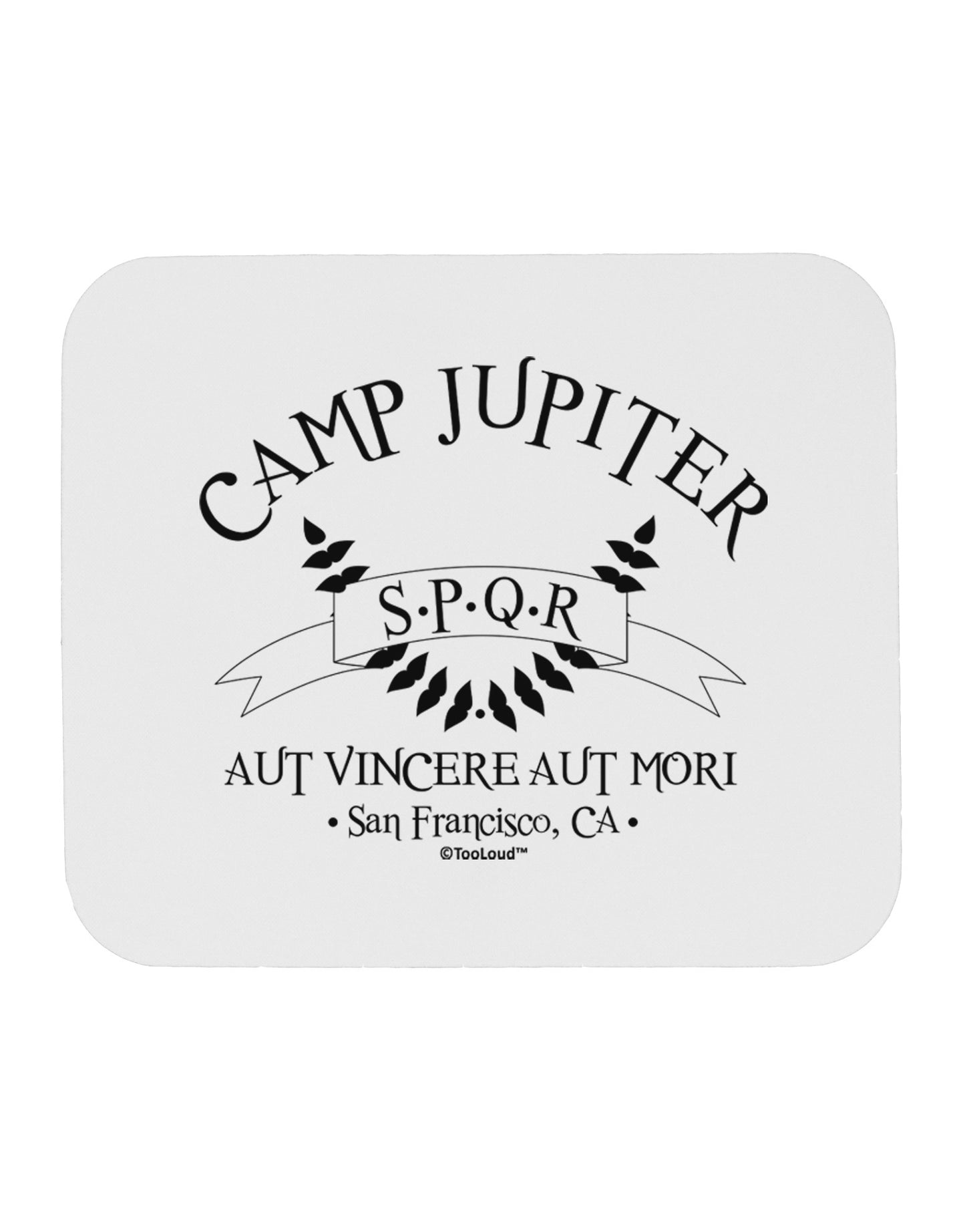 Camp Jupiter - SPQR Banner Mousepad by TooLoud-TooLoud-White-Davson Sales