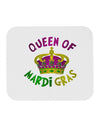 Queen Of Mardi Gras Mousepad-TooLoud-White-Davson Sales