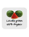 Locally Grown Organic Melons Mousepad-TooLoud-White-Davson Sales