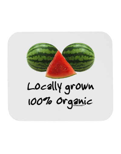 Locally Grown Organic Melons Mousepad-TooLoud-White-Davson Sales