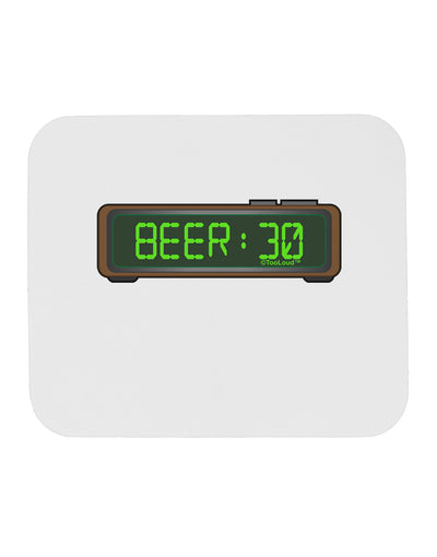 Beer 30 - Digital Clock Mousepad by TooLoud-TooLoud-White-Davson Sales