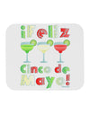 Margaritas - Mexican Flag Colors - Feliz Cinco de Mayo Mousepad by TooLoud-TooLoud-White-Davson Sales