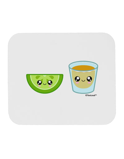 Cute Tequila Shot and Lime Wedge Mousepad by TooLoud-TooLoud-White-Davson Sales