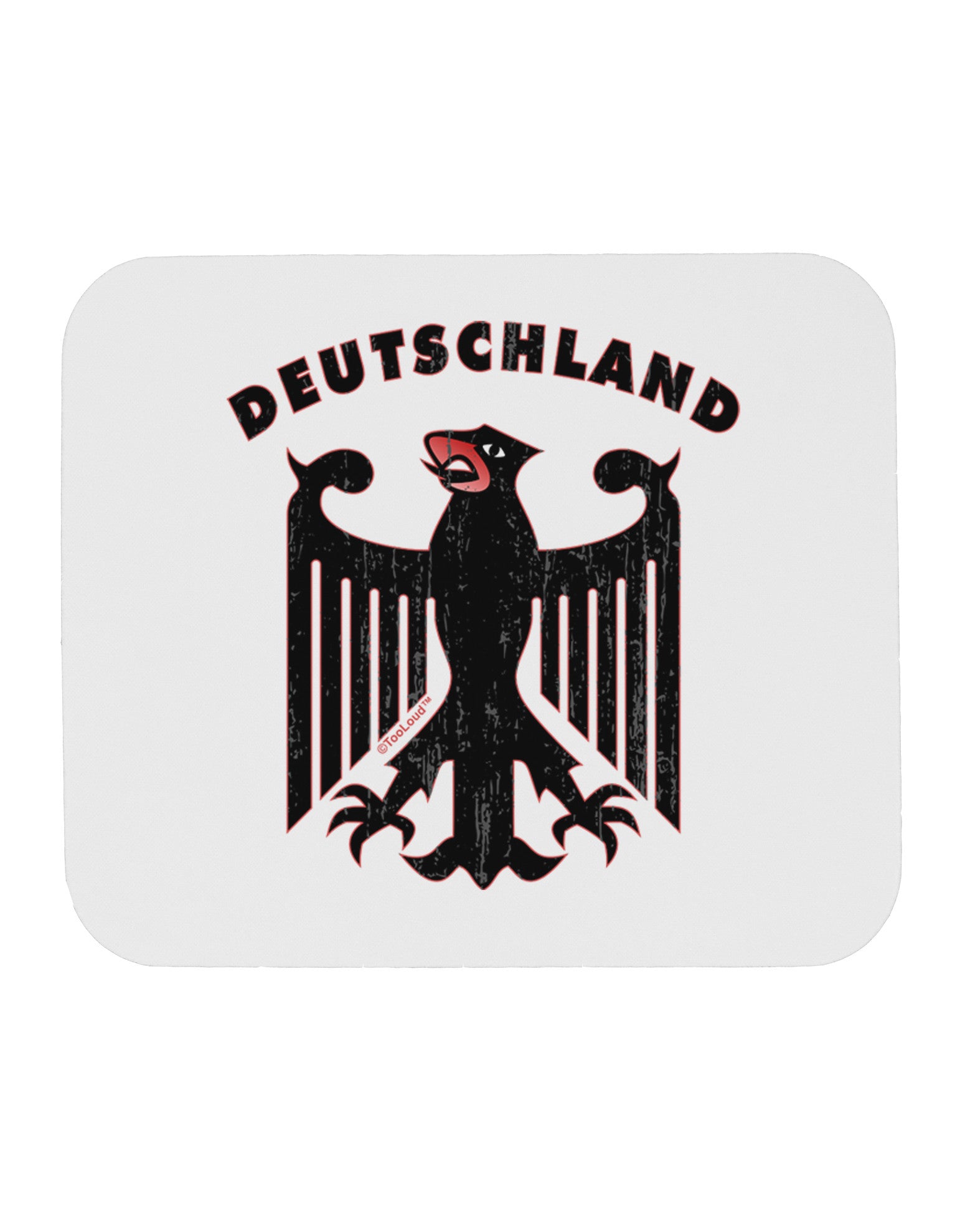 Bundeswehr Logo Deutschland Mousepad-TooLoud-White-Davson Sales
